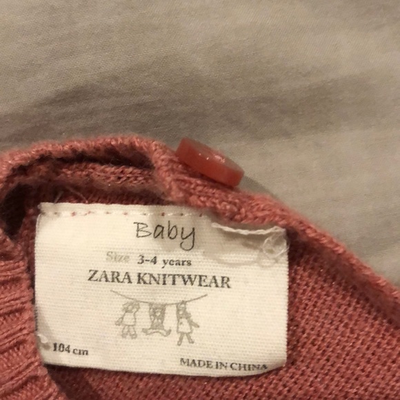 Zara Baby Girl Knit Sweater - Picture 3 of 3